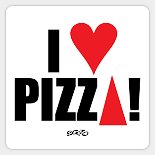 I Love Pizza Sticker